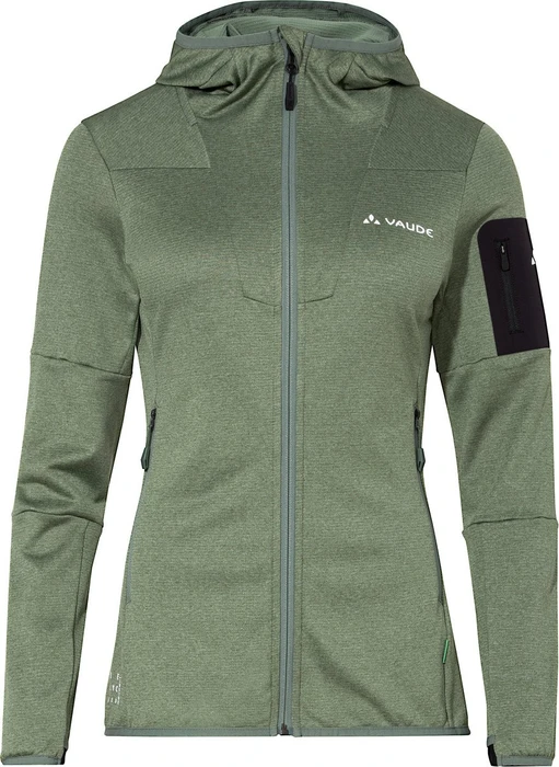 Vaude Monviso Fleece Hooded Funktionsjacke agave (Damen)