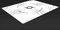 Aqirys Gruis White Medium Mouse Pad, 450x400mm, Motiv weiß/schwarz Vorschaubild
