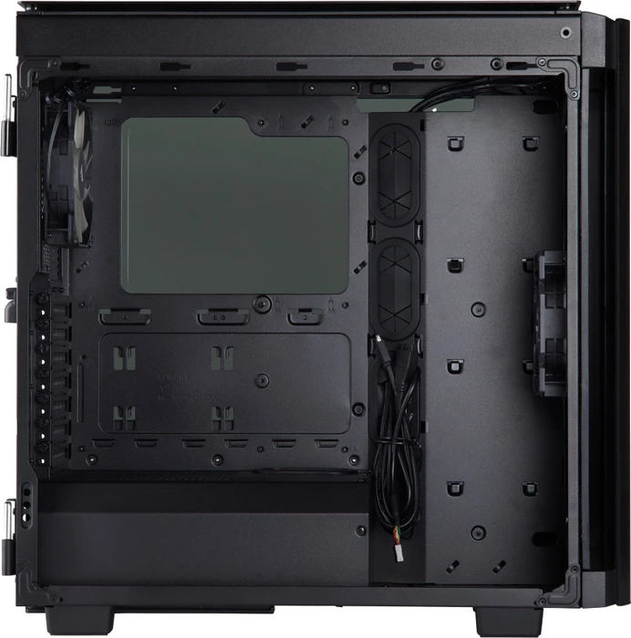 Corsair Obsidian 500D, Glasfenster