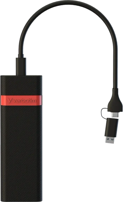 Verbatim M.2 NVMe SSD Gehäuse-Kit, USB-C 3.1