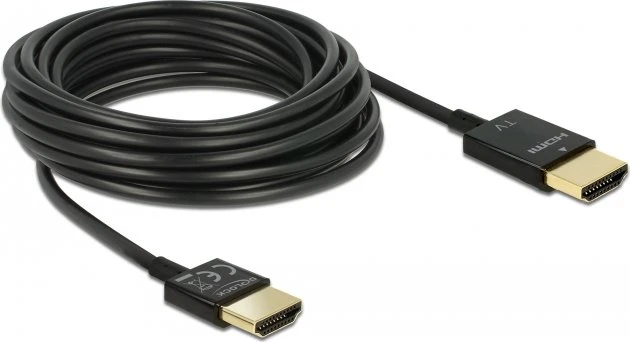 DeLOCK Slim 4K High Speed mit Ethernet HDMI Kabel, 3m