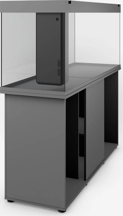 Juwel Rio 450 LED Aquarium-Set mit Unterschrank, grau/grau, 450l