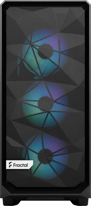 Fractal Design Meshify 2 Compact Lite RGB Black TG Light Tint, Glasfenster