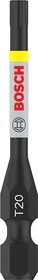 Bosch Professional Impact Torx Bit 1/4", T20x55mm, 2 Stück