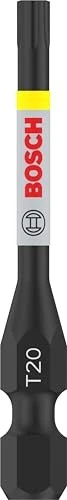 Bosch Professional Impact Torx Bit 1/4", T20x55mm, 2 Stück
