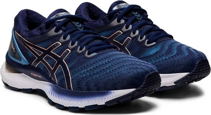 Asics Gel-Nimbus 22 grey floss/peacoat (Damen)