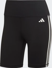 adidas Training Essentials 3-Streifen High-Waisted Hose kurz black (Damen)