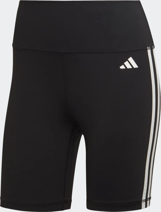 adidas Training Essentials 3-Streifen High-Waisted Hose kurz black (Damen)