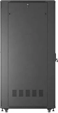 Lanberg 19" Rackschrank 42HE, freistehend, Flat Pack, Gitternetztür, IP20, RAL 9004, 1000mm tief