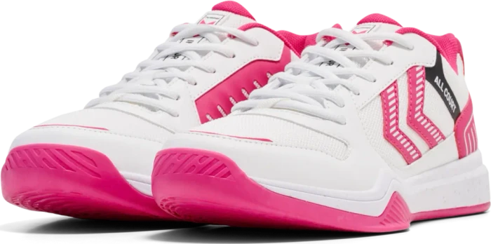 hummel All Court bright white/raspberry sorbet (Herren)
