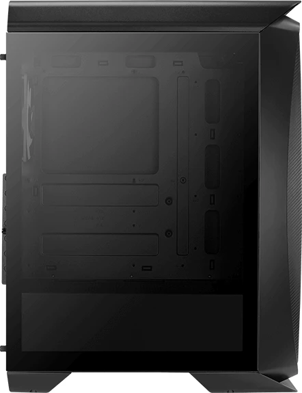AeroCool Aero One Frost, schwarz, Glasfenster