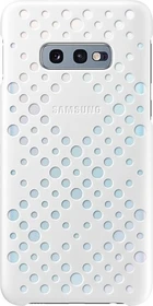 Samsung Pattern Cover für Galaxy S10e weiß