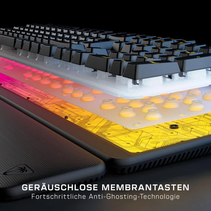 Turtle Beach Magma Gaming Keyboard, schwarz, LEDs RGB, USB, DE