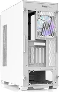 Zalman Z10 Duo, weiß, Glasfenster