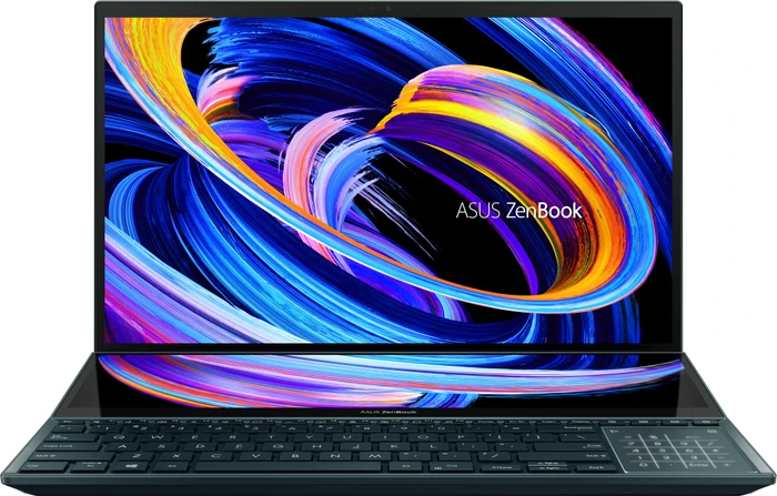 ASUS ZenBook Pro Duo 15 OLED UX582ZW-H2004X, Celestial Blue, Core i9-12900H, 32GB RAM, 1TB SSD, GeForce RTX 3070 Ti, DE