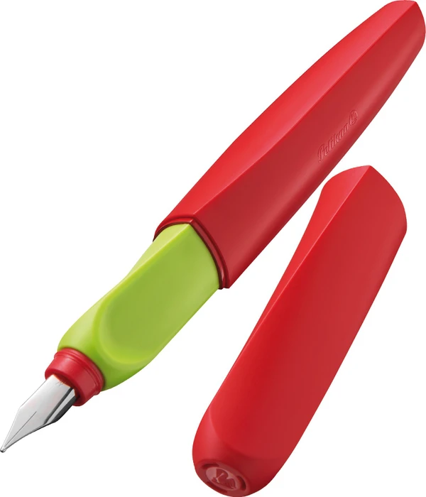 Pelikan Twist apple candy, rechte Hand/linke Hand, fein, Faltschachtel