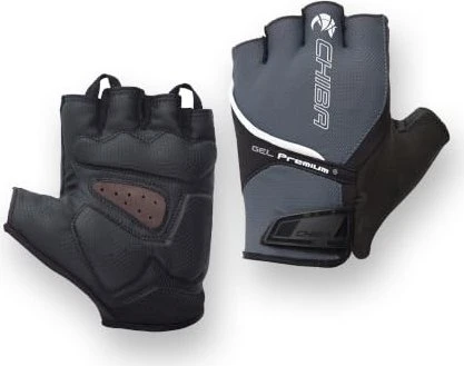 Chiba Gel Premium Fahrradhandschuhe grau