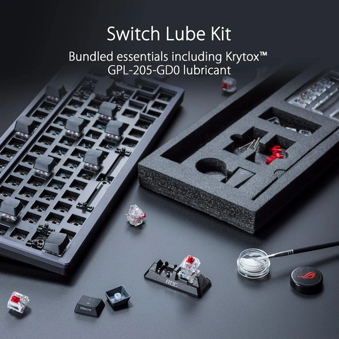 ASUS ROG Azoth Wireless Gaming Keyboard, PBT, hot-swap, ROG NX STORM, USB/Bluetooth, US
