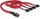 DeLOCK mini SAS x4 [SFF-8087] auf 4x SATA Kabel, 0.5m (83057)