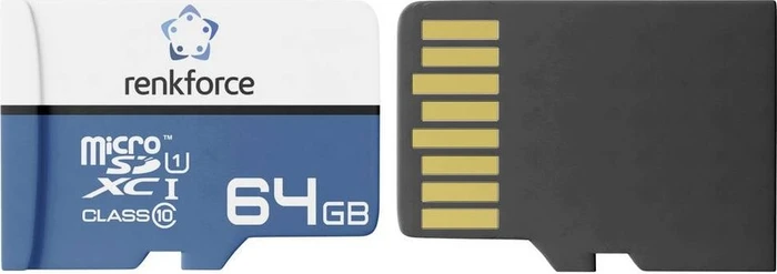 Renkforce RF-mSDXC-64GB R80 64GB Kit, UHS-I U1, Class 10
