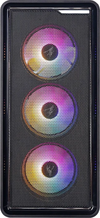 Zalman M3 Plus RGB, schwarz, Glasfenster