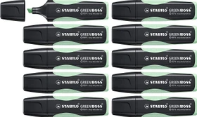 STABILO Green Boss Pastell Hauch von Minzgrün, 10er-Pack