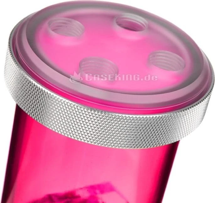 PrimoChill CTR Phase 2 120mm Laing D5, Acetal klar, UV pink