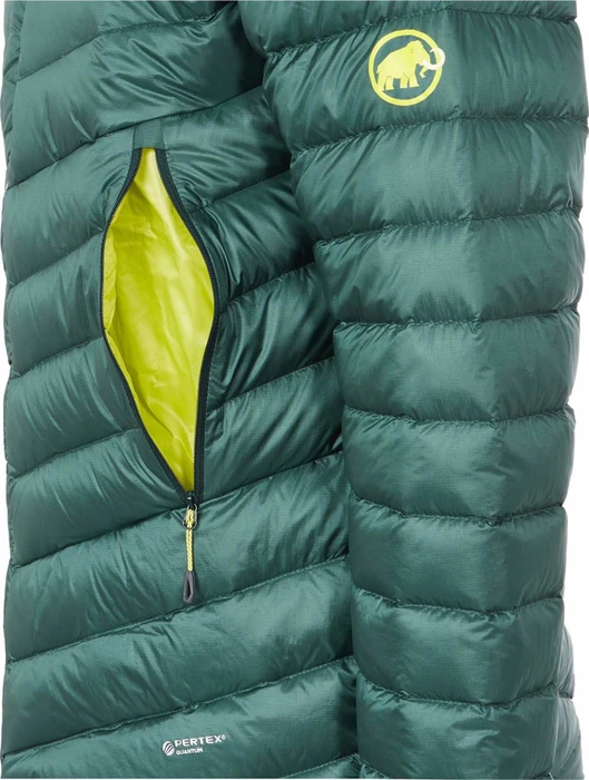 Mammut Broad Peak IN Hooded Funktionsjacke dark teal/canary (Herren)
