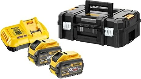 DeWalt DCB118Y2T 54V XR FlexVolt Starterset 18/54V, 12.0/4.0Ah, Li-Ionen, 2 Akkus [24.0Ah] [432Wh]