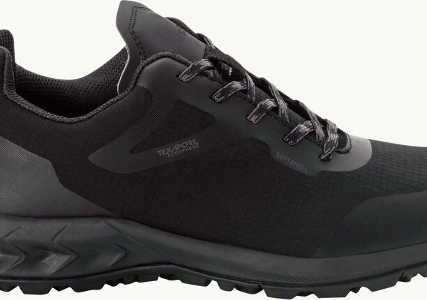 Jack Wolfskin Woodland Shell Texapore Low schwarz (Damen)