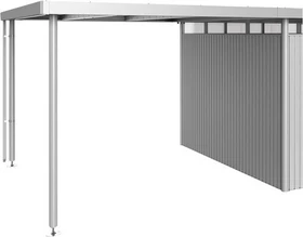 Biohort Seitendach L für Gerätehaus HighLine H5 silber-metallic