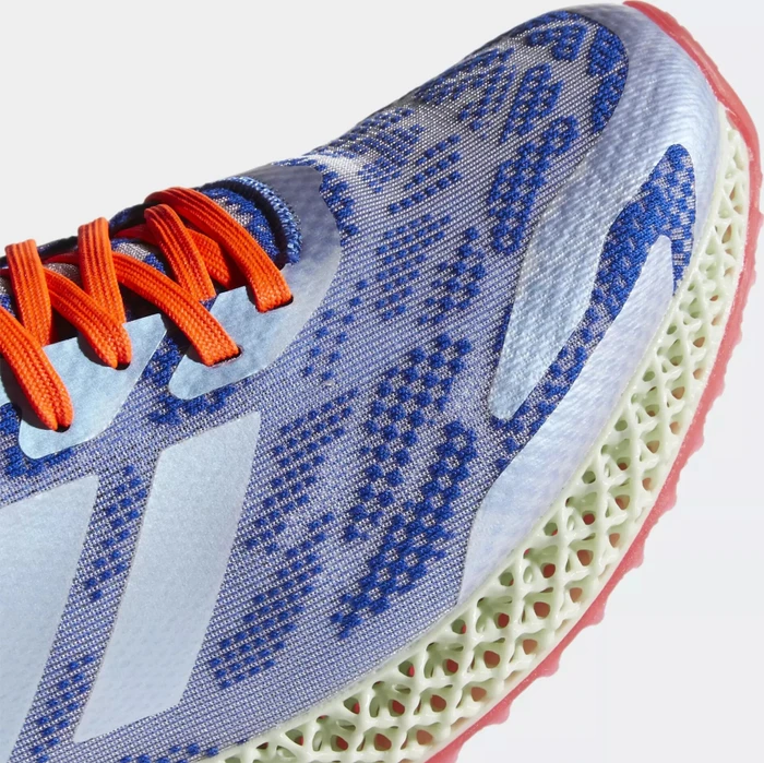 adidas 4D Run 1.0 glow blue/cloud white/solar red