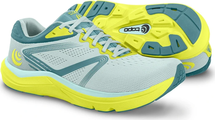 topo athletic Magnifly 4 glass blue/lime (Damen)