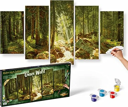 Schipper Arts & Crafts Malen nach Zahlen Unser Wald