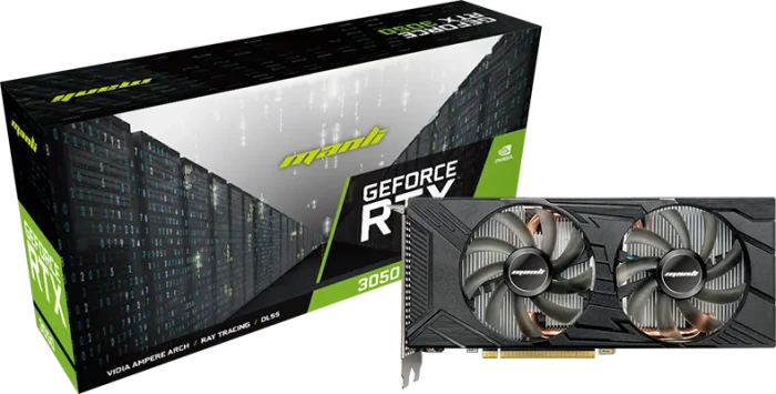 Manli GeForce RTX 3050, 8GB GDDR6, HDMI, 3x DP