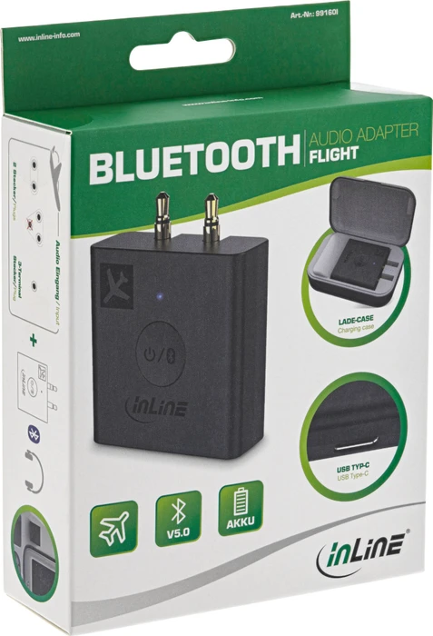 InLine Flugzeug Bluetooth Audio Transmitter