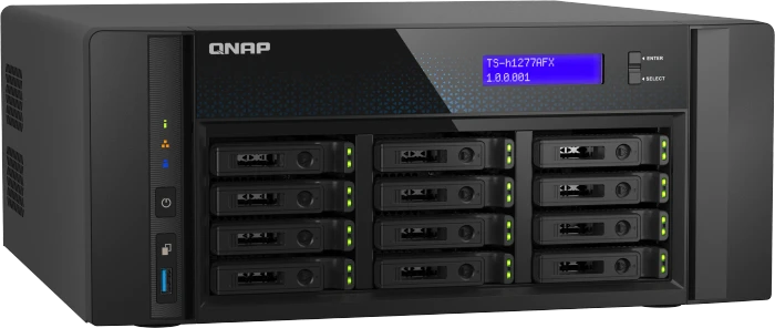 QNAP Turbo Station TS-h1277AFX-R7-32G, 32GB RAM ECC, 2x RJ-45 10GBase-T, 2x RJ-45 2.5GBase-T