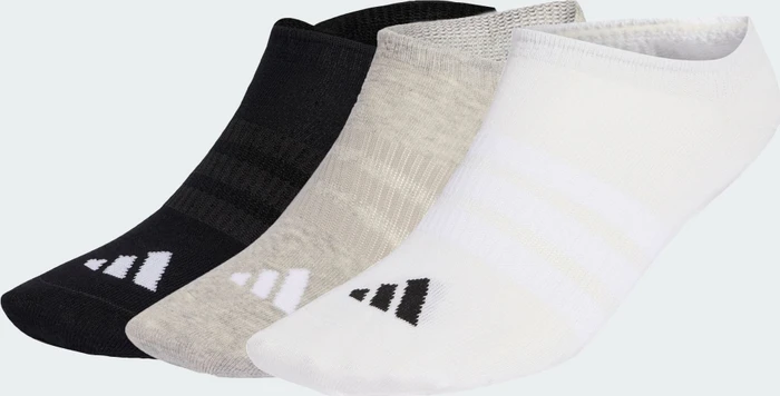 adidas Thin and Light No-Show Socken, 3 Paar