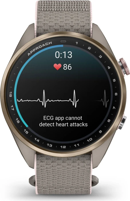 Garmin Approach S72 43mm soft gold-blush pink titanium/french grey-blush pink