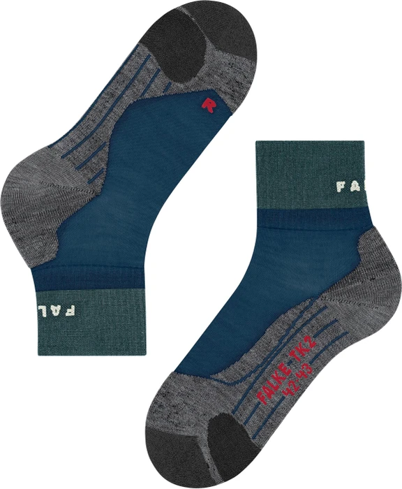 Falke TK2 Short Wandersocken blue pond (Herren)