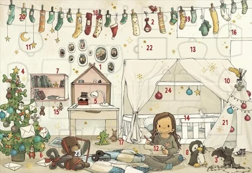arsEdition Weihnachten mit Anouk Adventskalender Wandkalender