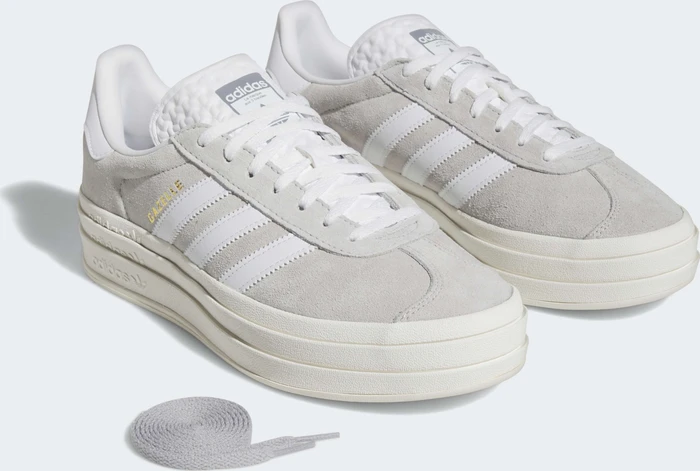 adidas Gazelle Bold grey two/cloud white/core white (Damen)