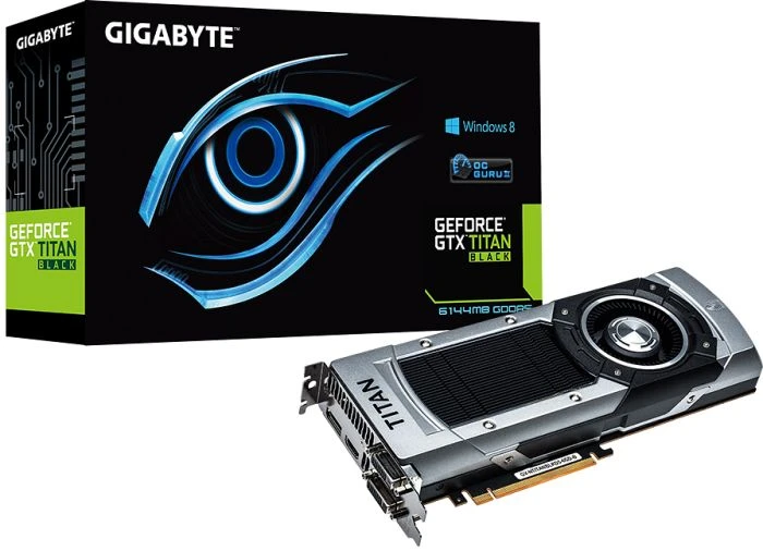 GIGABYTE GeForce GTX Titan Black, 6GB GDDR5, 2x DVI, HDMI, DP