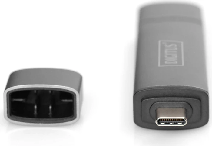 Digitus Dual Cardreader, USB-A 3.0/USB-C 2.0 [Stecker]