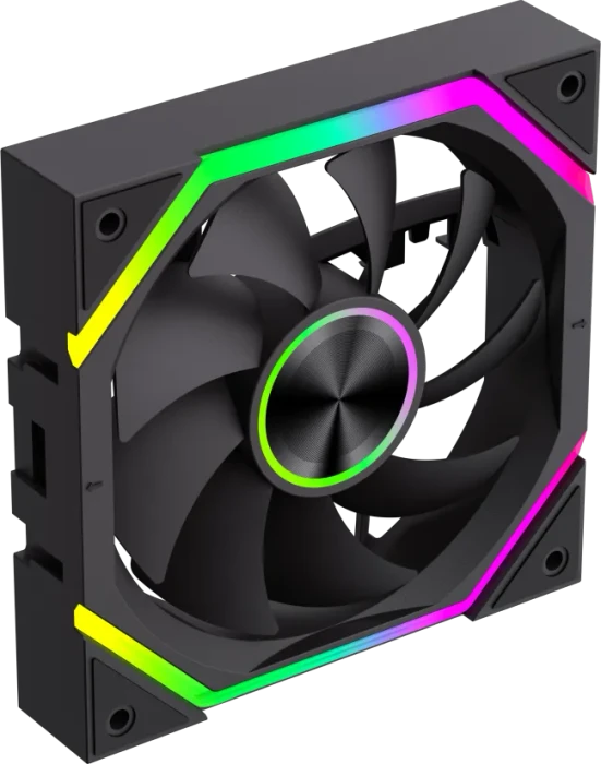 GameMax FN12A-N2 WL, schwarz, 120mm, 3er-Pack