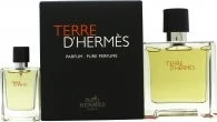 Hermès Terre d'Hermès Parfum Spray 75ml + Parfum Spray 12.5ml Duftset