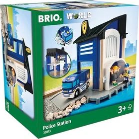 BRIO Polizeistation mit Einsatzfahrzeug