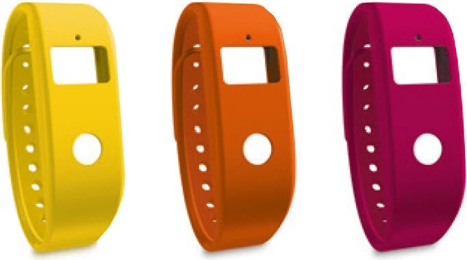 Runtastic Ersatzarmbänder für Orbit orange/gelb/pink