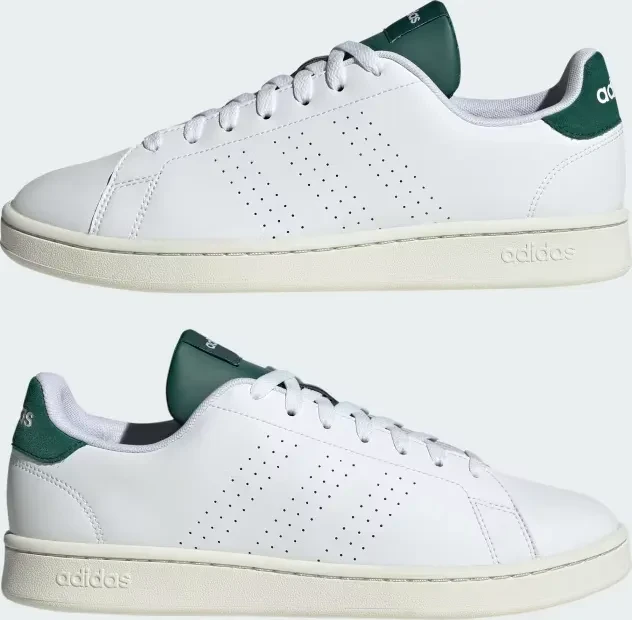 adidas Advantage cloud white/collegiate green (Herren)