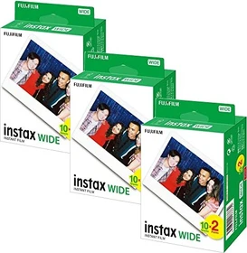 Fujifilm instax WIDE Sofortbildfilm White Frame, 10x2 Aufnahmen